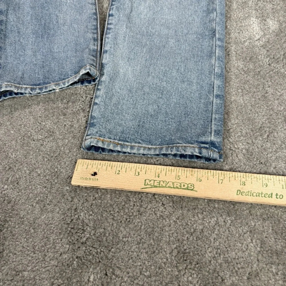 Levis 501 Jeans Men 29x32 Higher Mountain Light Blue Denim DIstressed Button Fly